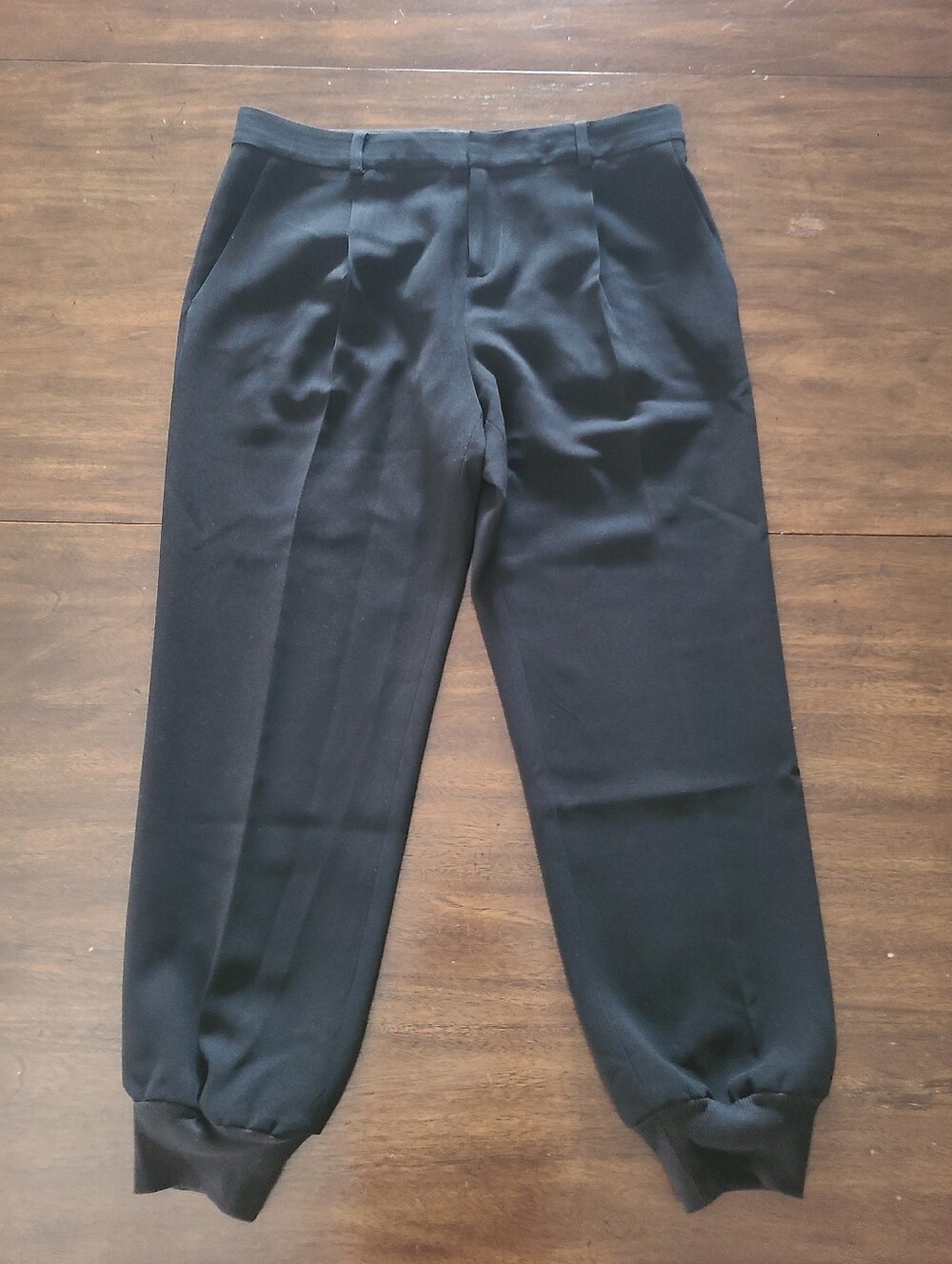 Haute Hippie Women's Black Pleated Jogger Pants Size 6